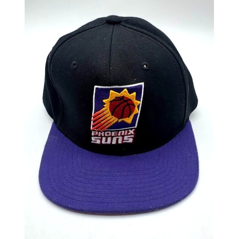 Phoenix Suns Snapback Mitchell Ness Cap Men OSFM Black Purple NBA Adjustable Hat